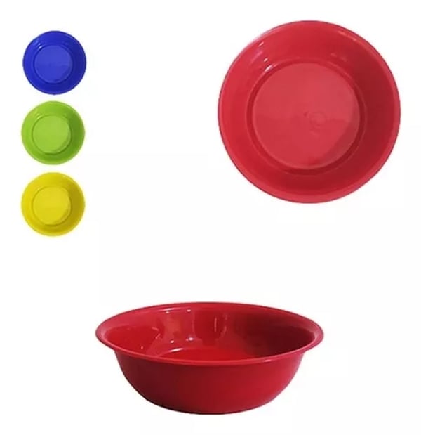 BACIA P/ FEIRANTE 15CM (Dúzia)-MEGAPLAST[MP130]