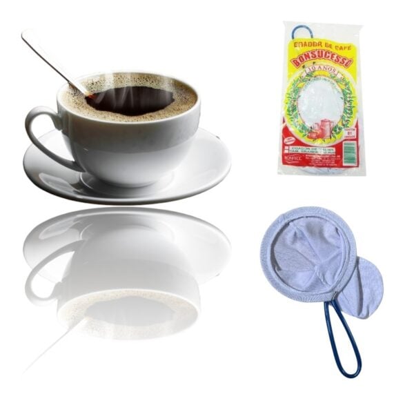 COADOR P/CAFÉ DE MALHA PEQUENO (12PÇS)-BONSUCESSO
