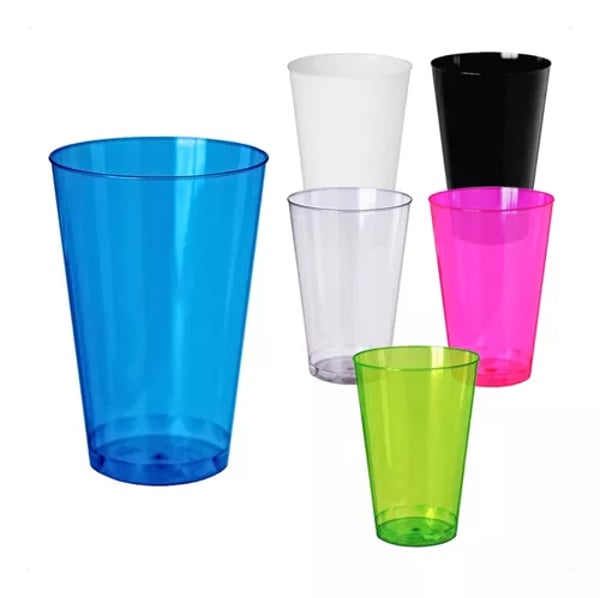 COPO ACRILICO STYLO 500ML (12PÇS)-MEGAPLAST[MP308]