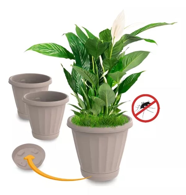 VASO Nº22 C/PRATO PALHA (6PÇS)-UNINJET