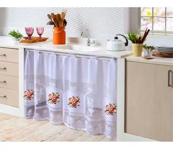 CORTINA DE PIA ESTAMPADA 0,80CM X 1,60M (6PÇS)-MN RENDAM
