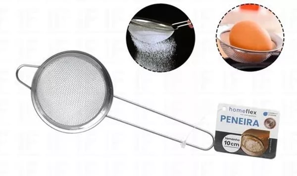 PENEIRA DE INOX 10X24CM (12PÇS)-INGA