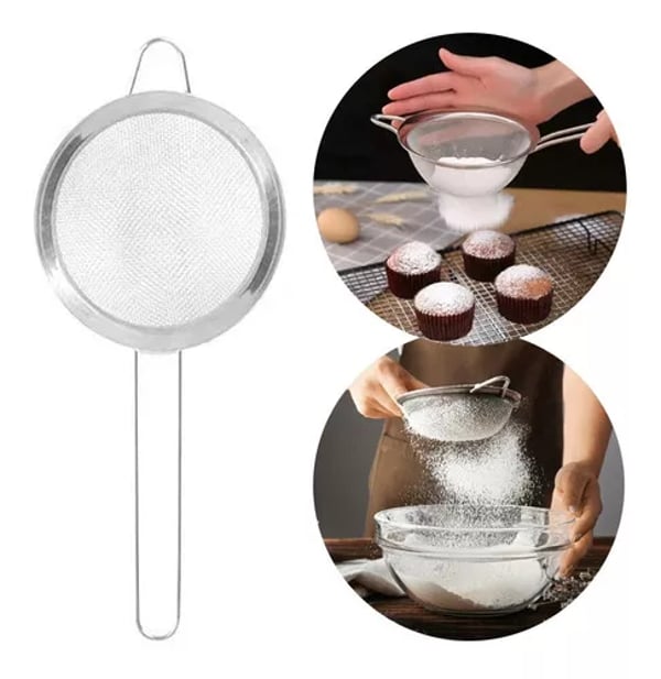 PENEIRA DE INOX 15X33CM (12PÇS)-INGA