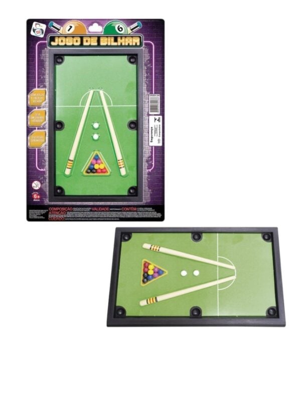 JOGO DE BILHAR (12PÇS)-PICA PAU