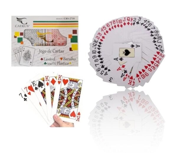 JOGO DE CARTAS BARALHO (12PÇS)-CAERUS