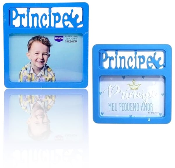 PORTA RETRATO PLÁSTICO PRÍNCIPE 15X20CM (12PÇS)-JAVICK