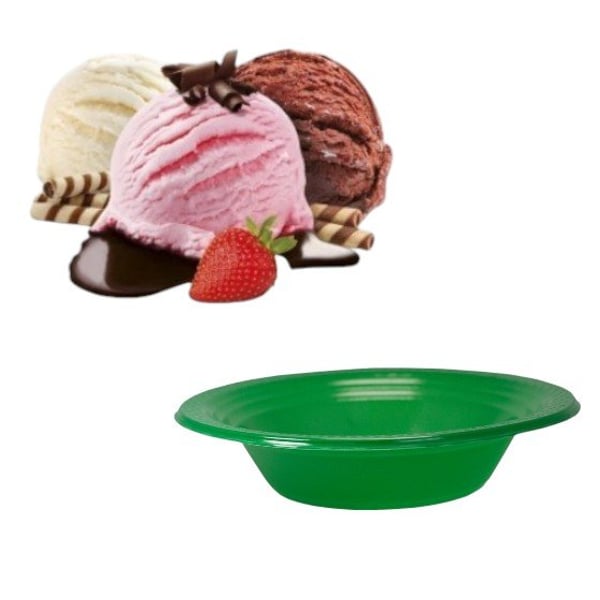 PRATO FUNDO 12CM VERDE ESCURO 100X10-TRIK TRIK