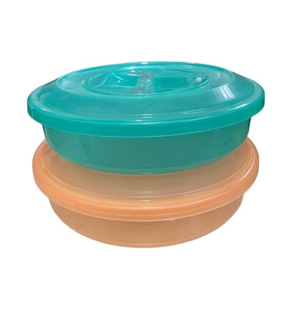 TORTEIRA/SALADEIRA BAIXA TRANSP (12PÇS)-MEGAPLAST[MP2139]
