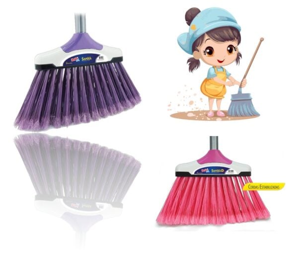 VASSOURA SAPEKA (12PÇS)-BRUBALAR