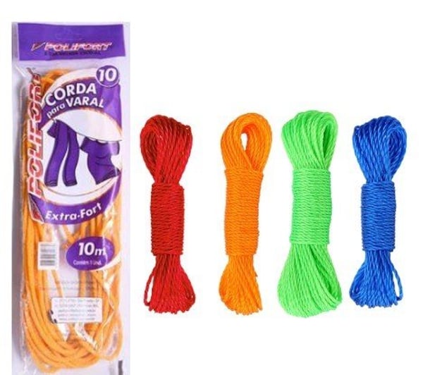 VARAL NYLON Nº10 EXTRA FORTE C/1 (30PÇS)-POLIFORT