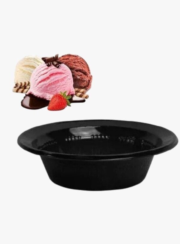 PRATO FUNDO 12CM PRETO 100X10-TRIK TRIK