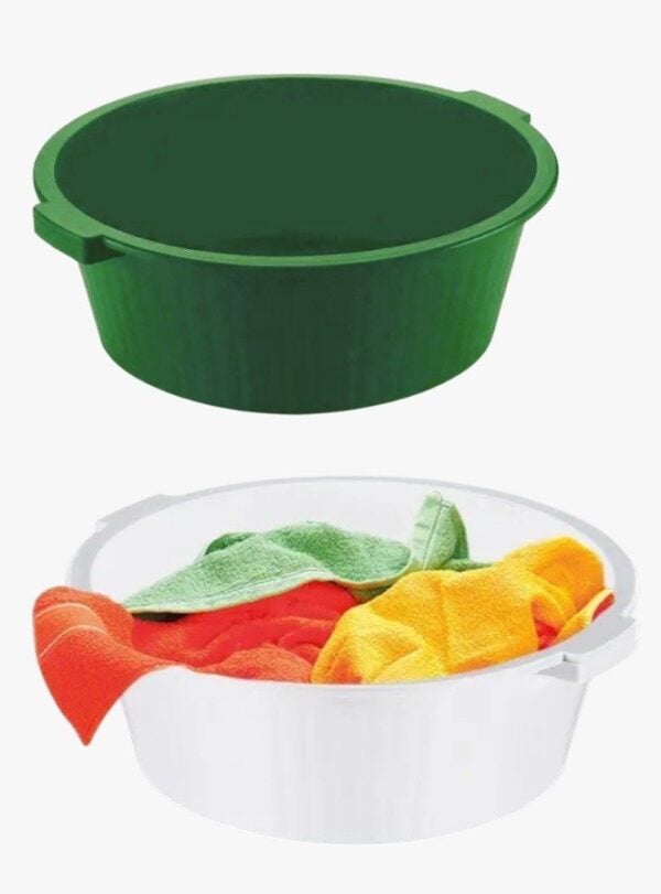 BACIA CANELADA GIGANTE 32LTS (6PÇS)-PLASNORTHON