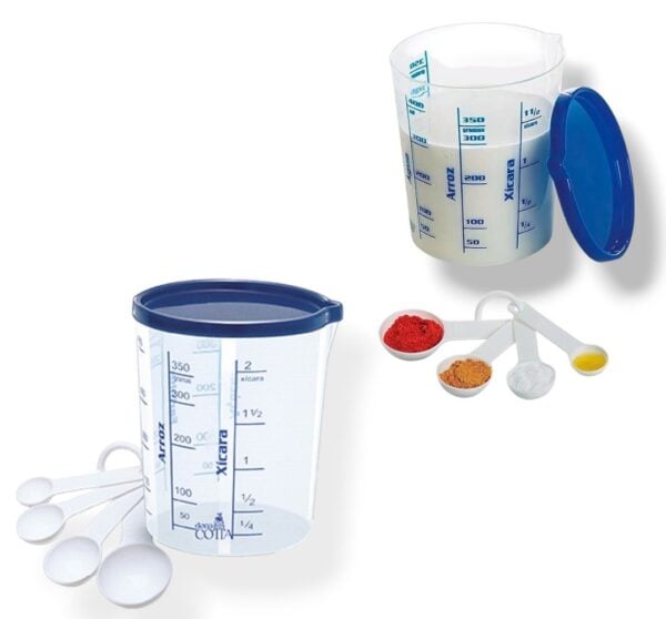 KIT MEDIDA CERTA MULTIUSO CRISTAL (12PÇS)-INJETEMP