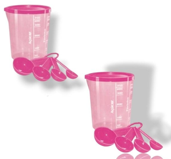 KIT MEDIDA CERTA MULTIUSO ROSA (12PÇS)-INJETEMP