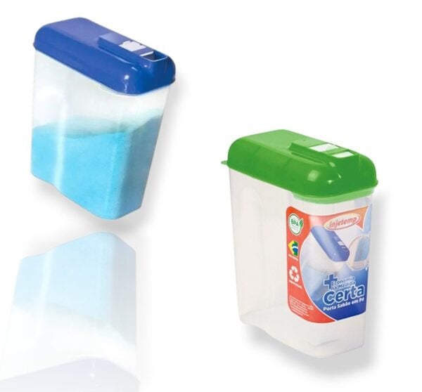 PORTA SABÃO EM PÓ C/DOSADOR 1,5LT (12PÇS)-INJETEMP