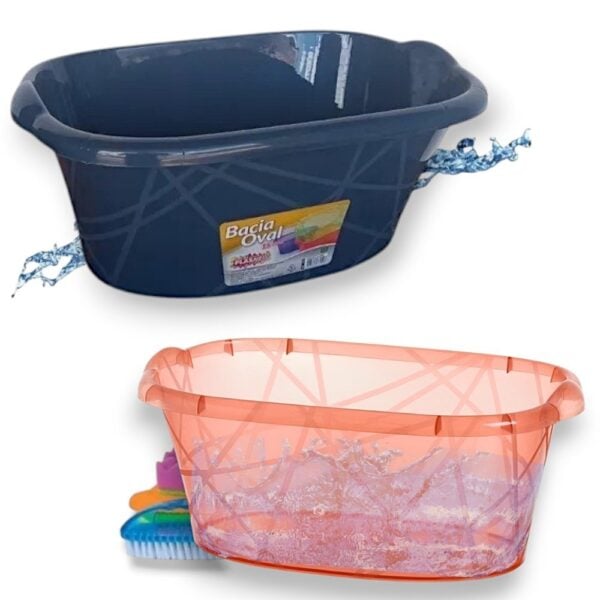 BACIA OVAL 15LTS (12PÇS)-PLASNEW