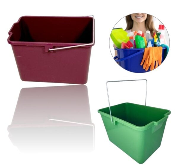 BALDE RETANGULAR REFORÇADO 12,8LTS (12PÇS)-PLASNEW