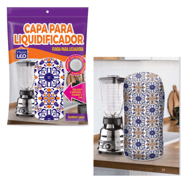 CAPA P/LIQUIDIFICADOR (24PÇS)-PLASTLEO
