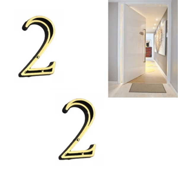 NÚMERO 2 P/APARTAMENTO (36PÇS)-CABEKLA