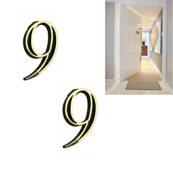 NÚMERO 9 P/APARTAMENTO (36PÇS)-CABEKLA