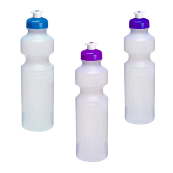 GARRAFA SQUEEZE ESPORTIVA LISA 750ML (12PÇS)-PLASDURAN