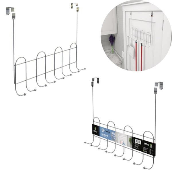 CABIDE MULTIUSO DE PORTA EM ARAMADO (6PÇS)-STOLF