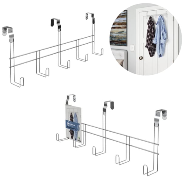 CABIDE P/PORTA 5 GANCHOS 41X16X7,5CM (6PÇS)-STOLF