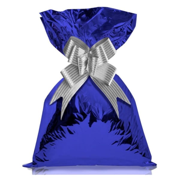 SAQ. P/PRESENTE 15X22 C/50UN LISO COBALTO METALIZADO-GALA