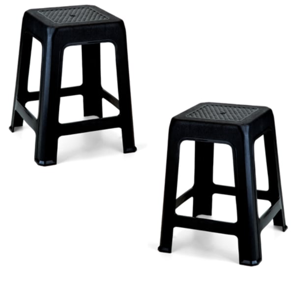 BANQUETA PRETA (6PÇS)-INJEPLASTEC