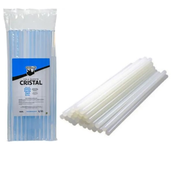 BASTÃO COLA QUENTE CRISTAL 7,5X30CM (2PCT)-RENDICOLLA