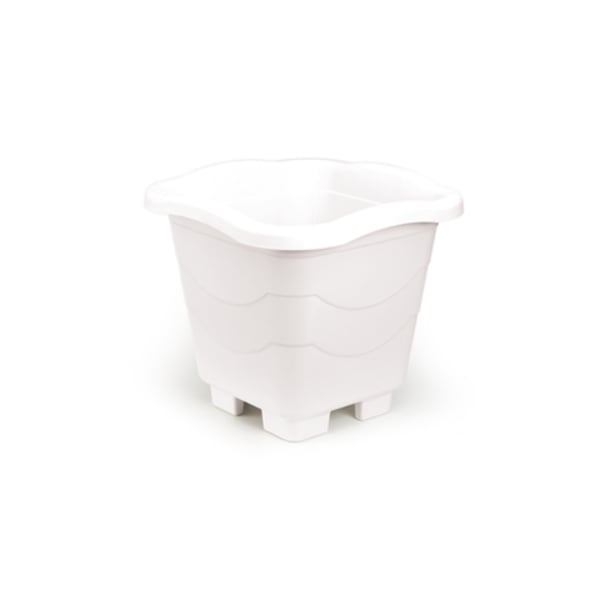 VASO QUADRADO PEQUENO MÁRMORE 2LTS (12PÇS)-INJEPLASTEC