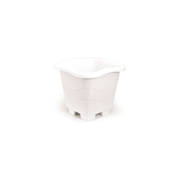 VASO QUADRADO MINI MÁRMORE 0,55LTS (12PÇS)-INJEPLASTEC