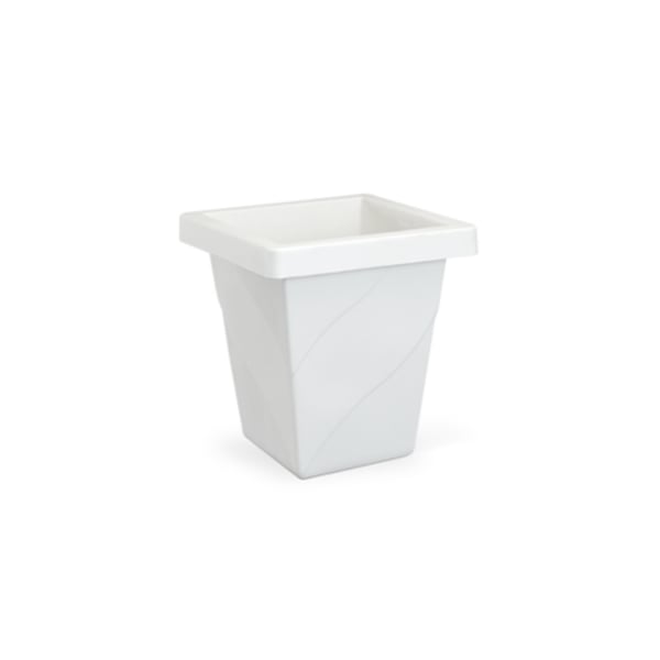 VASO ROMA QUADRADO MINI MÁRMORE 2,5LTS (12PÇS)-INJEPLASTEC