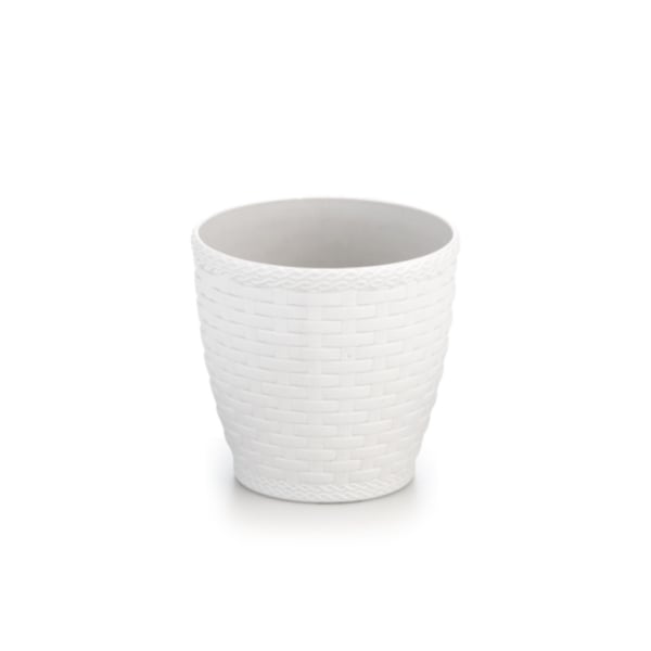 VASO RATTAN BRANCO M2 (12PÇS)-INJEPLASTEC