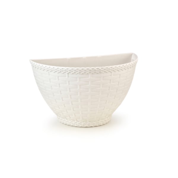 VASO DE PAREDE RATTAN MÁRMORE (12PÇS)-INJEPLASTEC