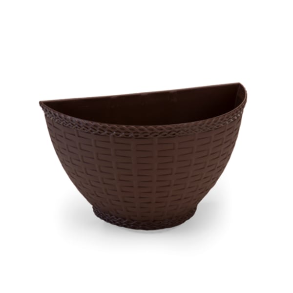 VASO DE PAREDE RATTAN COFFEE (12PÇS)-INJEPLASTEC