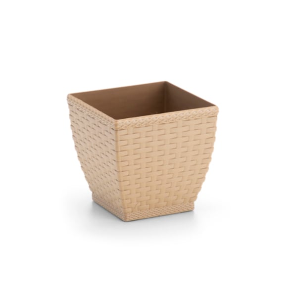 VASO CACHEPO RATTAN MINI QUAD.PALHA (12PÇS)-INJEPLASTEC