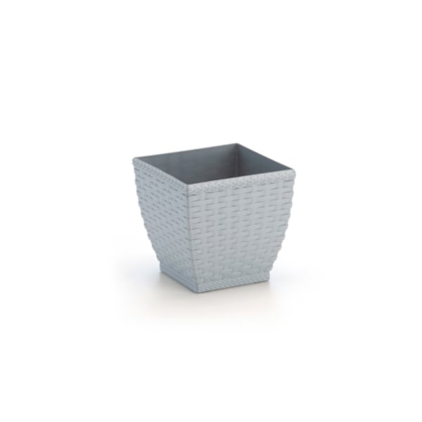 VASO CACHEPO RATTAN M2 QUAD.COLOR (12PÇS)-INJEPLASTEC