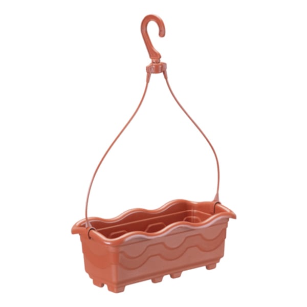 FLOREIRA DE PENDURAR TELHA 1,5LTS (12PÇS)-INJEPLASTEC