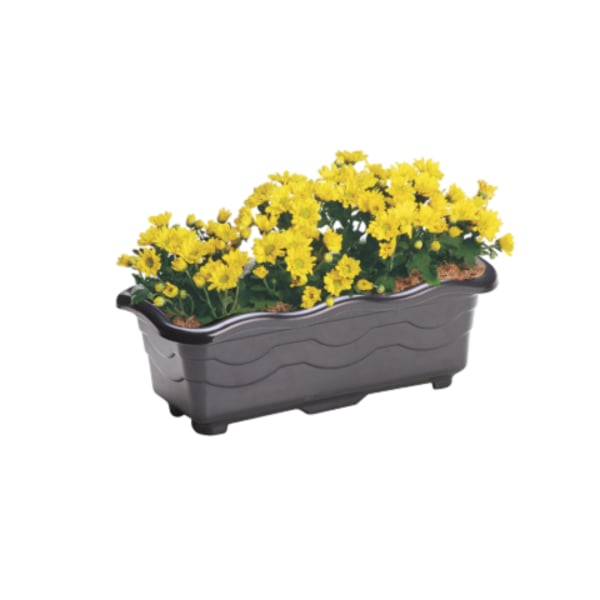 JARDINEIRA MÉDIA PRETA 3,5LTS (12PÇS)-INJEPLASTEC