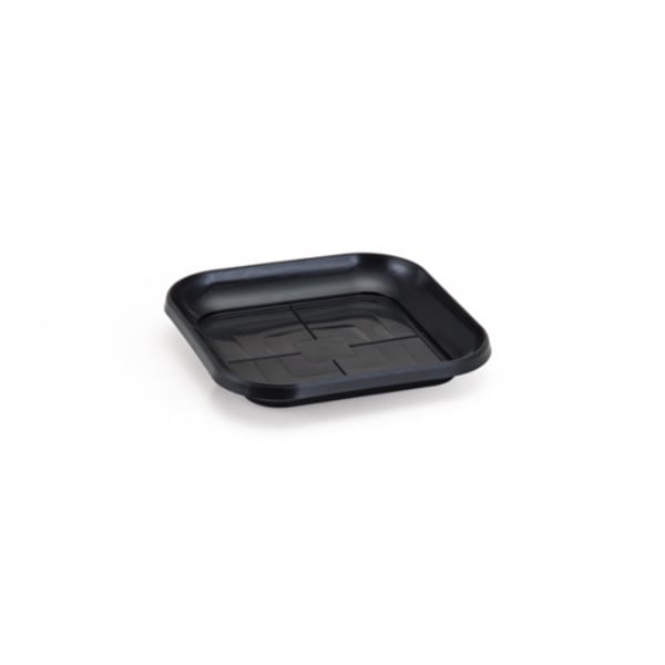 PRATO VASO QUADRADO PEQUENO PRETO (12PÇS)-INJEPLASTEC