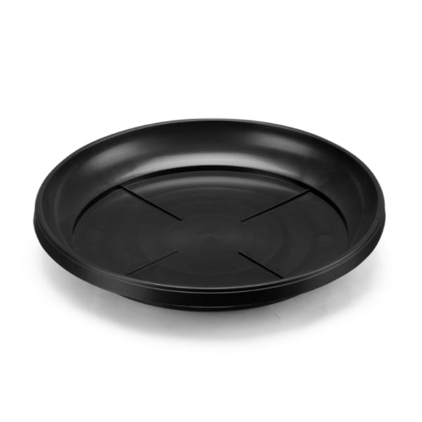 PRATO VASO REDONDO EXTRA G PRETO (12PÇS)-INJEPLASTEC