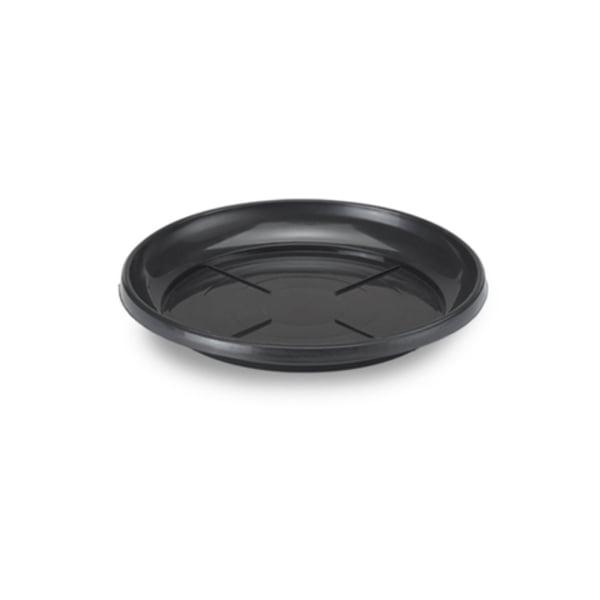 PRATO VASO REDONDO GRANDE PRETO (12PÇS)-INJEPLASTEC