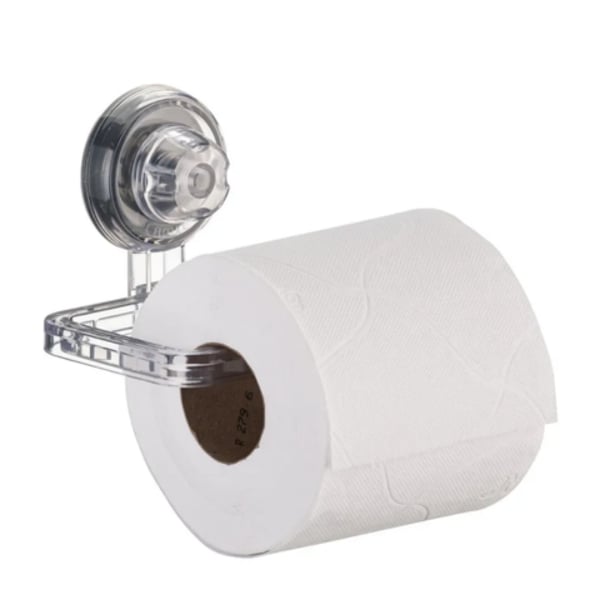 PORTA PAPEL HIGIÊNICO VENTOSA 1KG PLÁSTICO 17CMX6,5CMX11CM (12PÇS)-CLINK