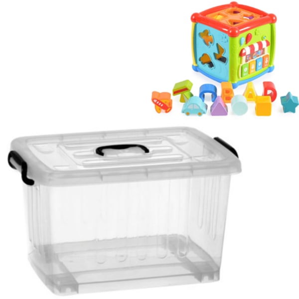 CONTAINER PLÁSTICO N°4 (38,2LTS) (3PÇS)-PLASNEW