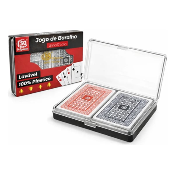 JOGO DE BARALHO (12PÇS)-SQ QUALIDADE