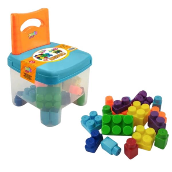 CADEIRA SUPER 18PÇS BLOCK (3PÇS)-SIMOPLAST