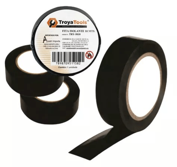 FITA ISOLANTE 10MTS (50PÇS)-CAERUS