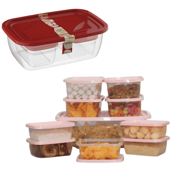 KIT C/10 POTES RETANGULAR (3KITS)-UNINJET