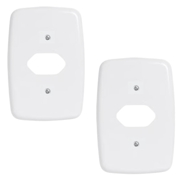 ESPELHO P/1 TOMADA PADRÃO NOVO HORIZONTAL (24PÇS)-CABEKLA